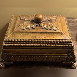 Ornate Gold Decorative Box